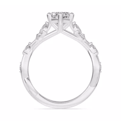Botanical Twist Engagement Ring