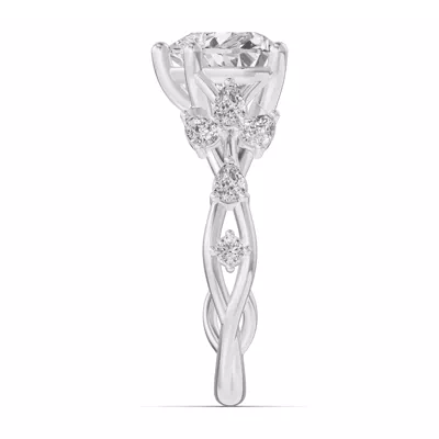 Botanical Twist Engagement Ring