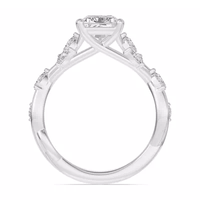 Botanical Twist Engagement Ring