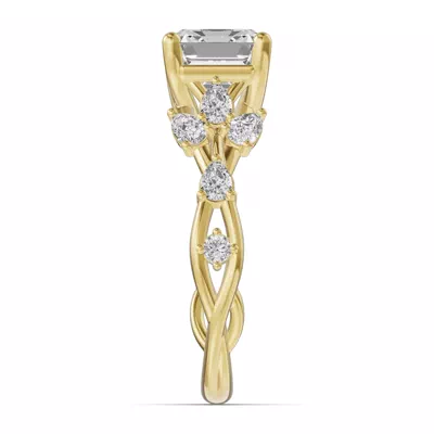 Botanical Twist Engagement Ring