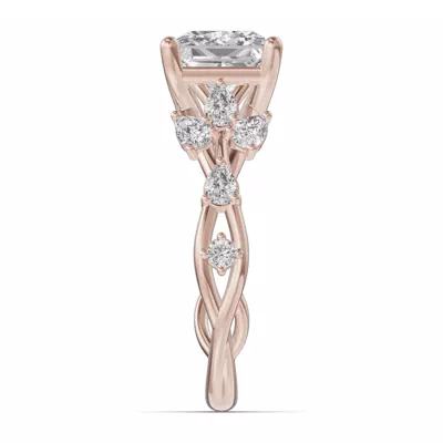 Botanical Twist Engagement Ring
