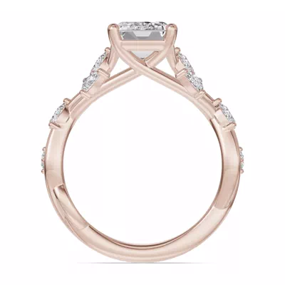 Botanical Twist Engagement Ring