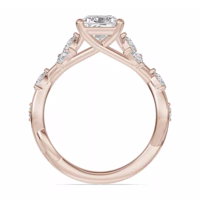 Botanical Twist Engagement Ring