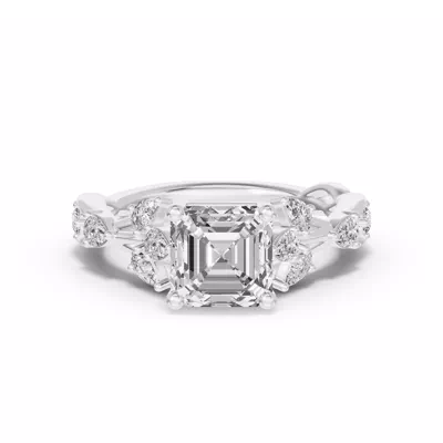 Botanical Twist Engagement Ring