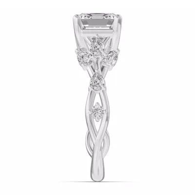 Botanical Twist Engagement Ring