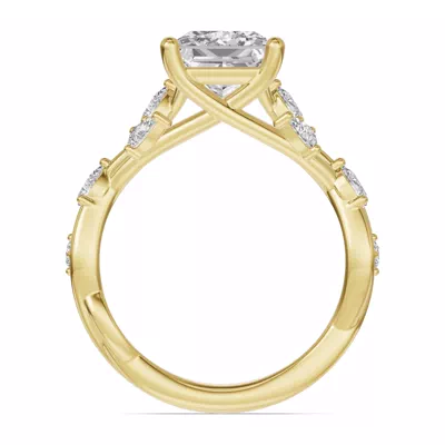 Botanical Twist Engagement Ring