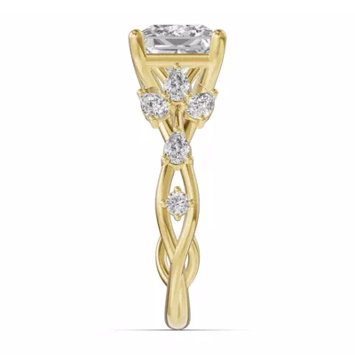 Botanical Twist Engagement Ring
