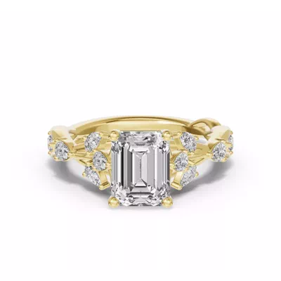 Botanical Twist Engagement Ring