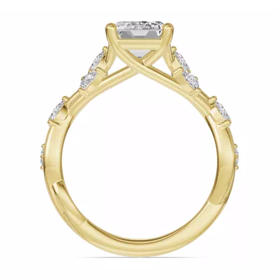 Botanical Twist Engagement Ring