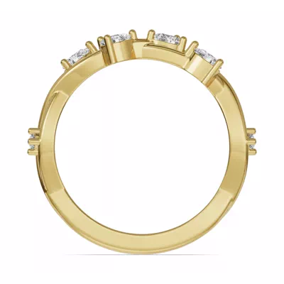 Botanical Twist Diamond Band
