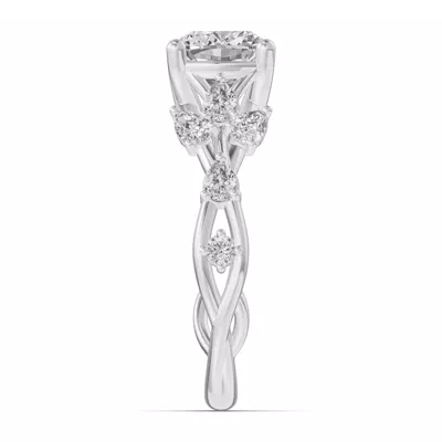 Botanical Twist Engagement Ring