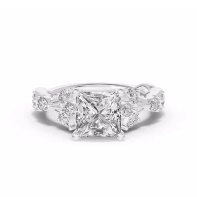 Botanical Twist Engagement Ring