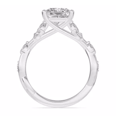 Botanical Twist Engagement Ring