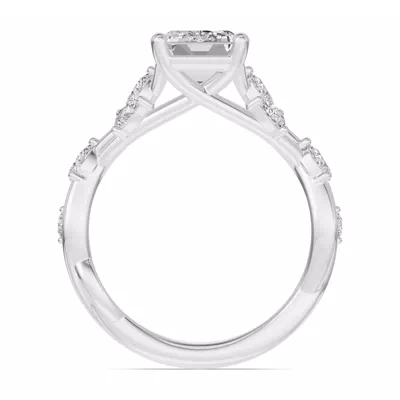 Botanical Twist Engagement Ring