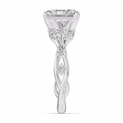 Botanical Twist Engagement Ring