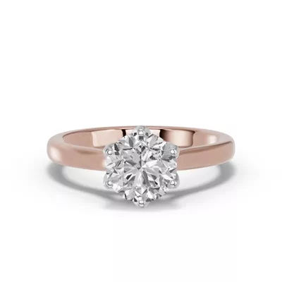 Marigold Tulip Engagement Ring (2mm)