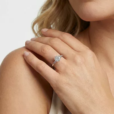 Marigold Tulip Engagement Ring (2mm)