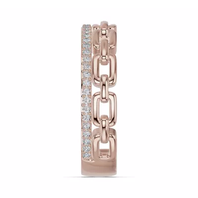 Chain Reaction Pavé Band