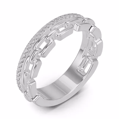 Chain Reaction Pavé Lab Band