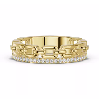 Chain Reaction Pavé Band