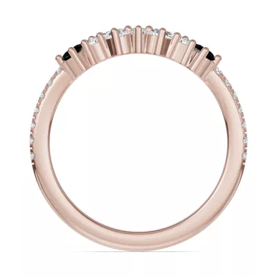 Papillon Pavé Black Diamond Band