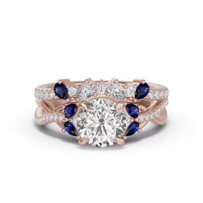 Papillon Pavé Sapphire Band