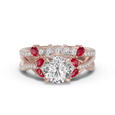 Papillon Pavé Ruby Band
