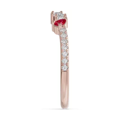 Papillon Pavé Ruby Band