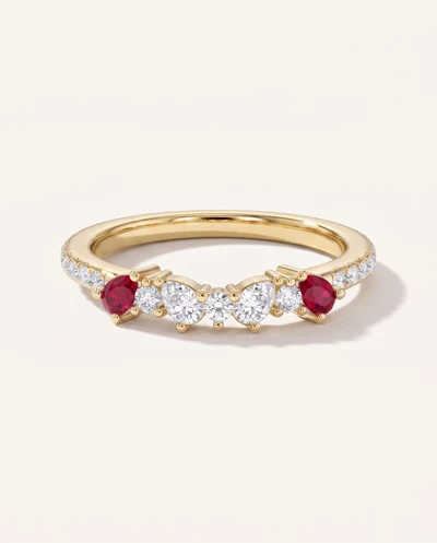 Papillon Pavé Ruby Band