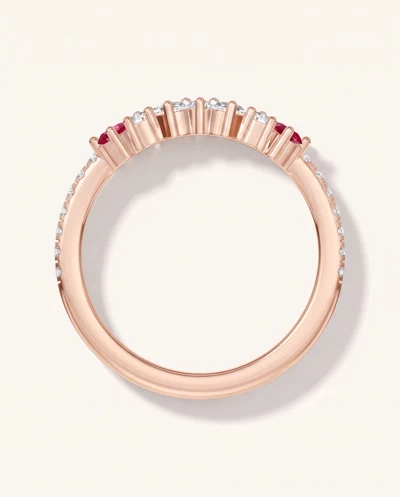 Papillon Pavé Ruby Band