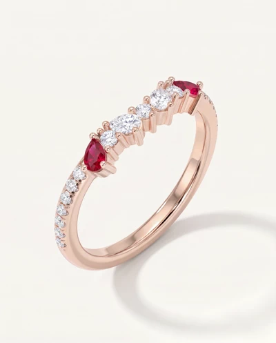 Papillon Pavé Ruby Band