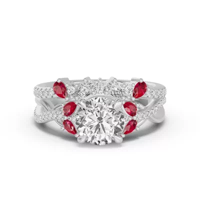 Papillon Pavé Ruby Band