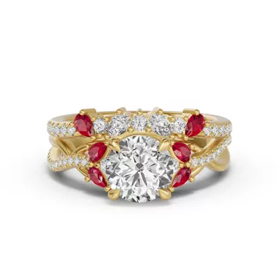 Papillon Pavé Ruby Band