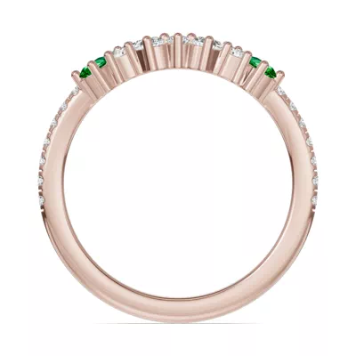 Papillon Pavé Tsavorite Band