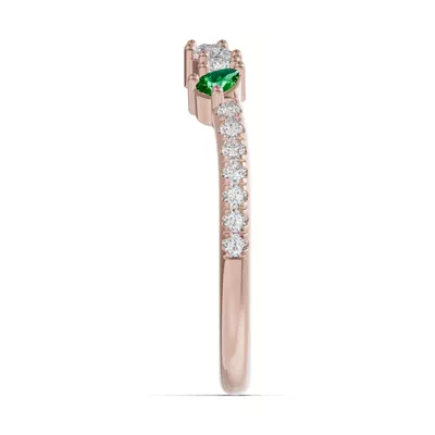 Papillon Pavé Tsavorite Band