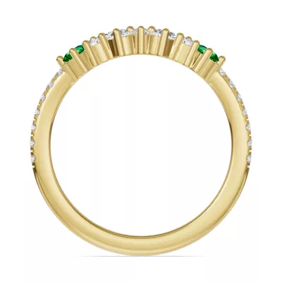 Papillon Pavé Tsavorite Band