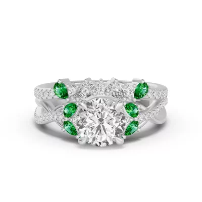 Papillon Pavé Tsavorite Band