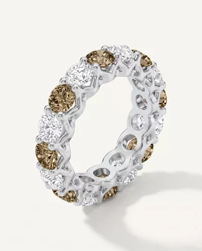 Unity Prong Champagne & Lab Diamond Eternity Band (4.80 ct. tw.)