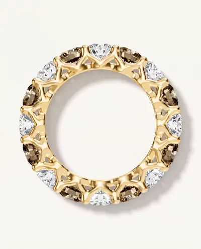 Unity Prong Champagne & Lab Diamond Eternity Band (4.80 ct. tw.)