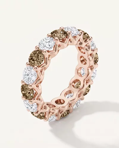 Unity Prong Champagne & Lab Diamond Eternity Band (4.80 ct. tw.)
