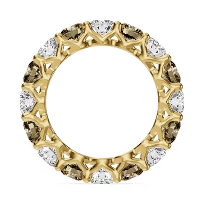 Unity Prong Champagne & Lab Diamond Eternity Band (4.80 ct. tw.)