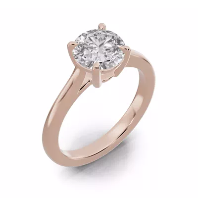 Lenora Cathedral Solitaire Engagement Ring