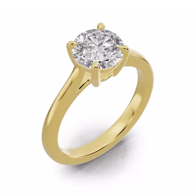 Lenora Cathedral Solitaire Engagement Ring