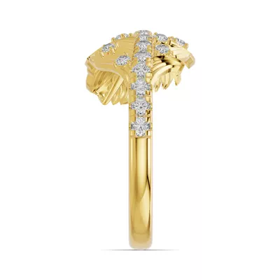 Feather Drift Lab Diamond Ring