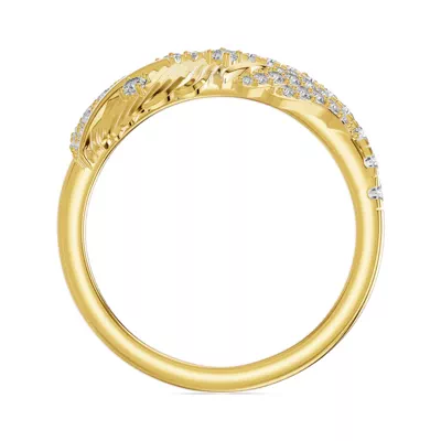 Feather Soar Lab Diamond Ring