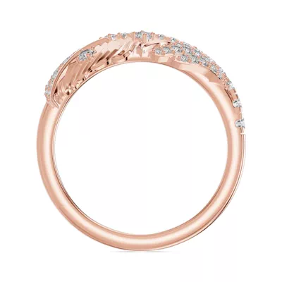 Feather Soar Diamond Ring