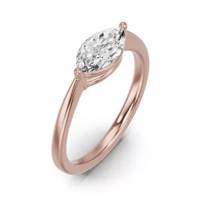 Marquise Lab Diamond East-West Ring