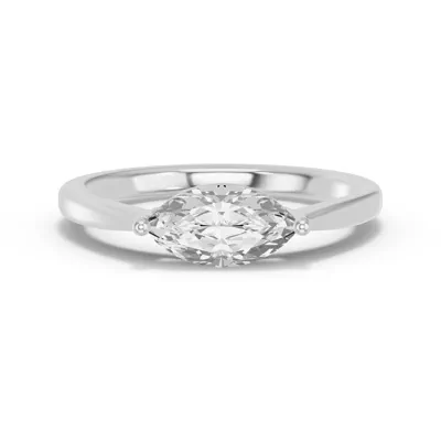 Marquise Lab Diamond East-West Ring