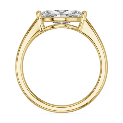 Marquise Lab Diamond East-West Ring