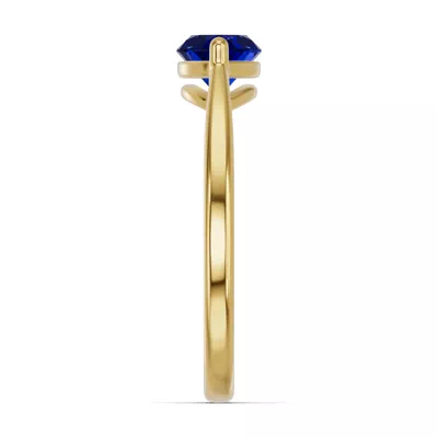 Marquise Sapphire East-West Ring